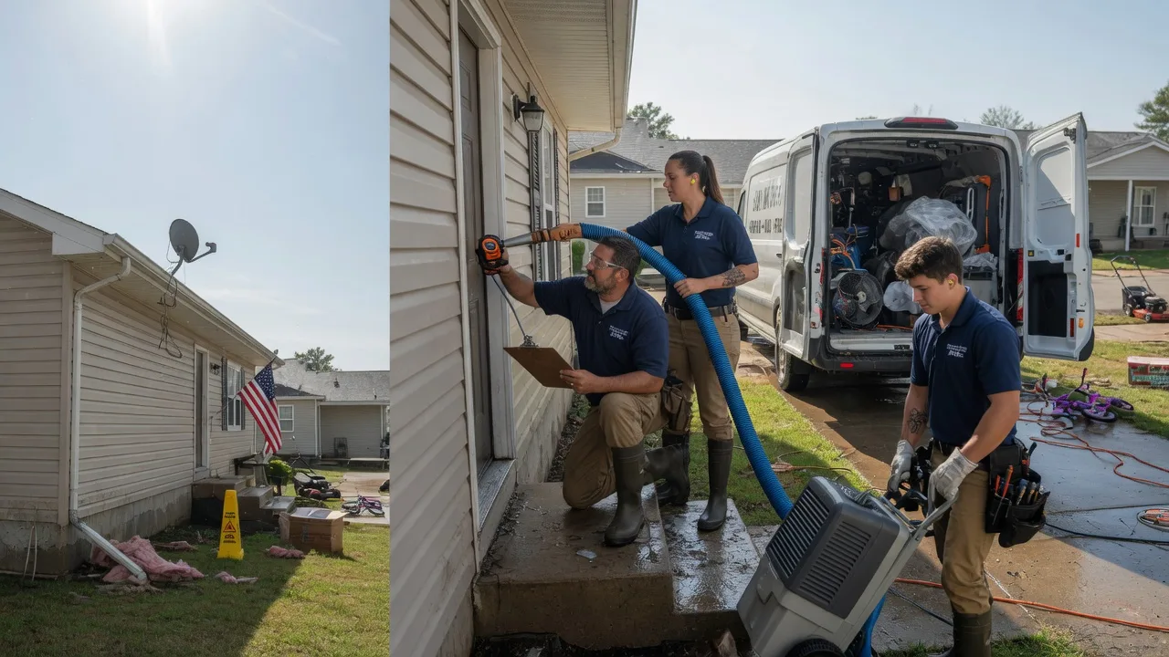 Ceiling Water Damage Restoration in New Glarus, WI near me